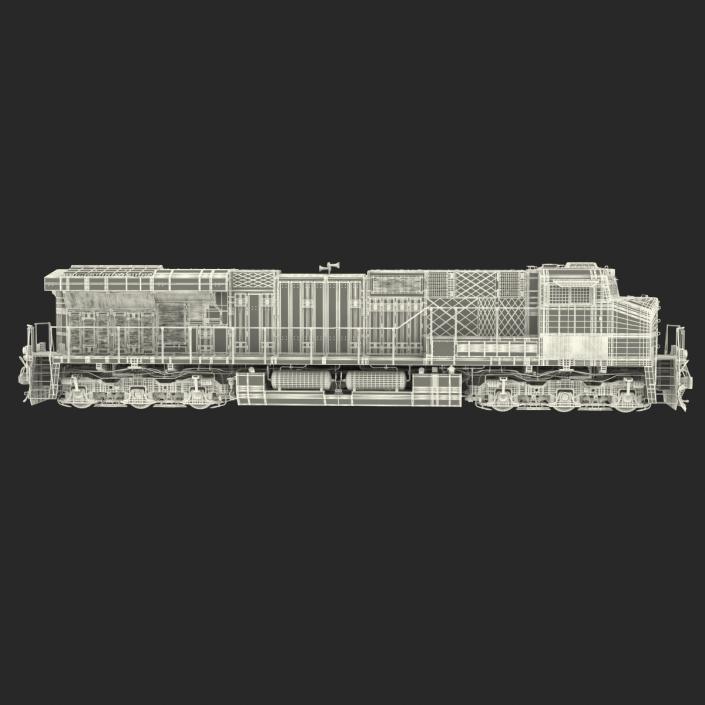 Locomotive ES40DC Norfolk Southern 3D model