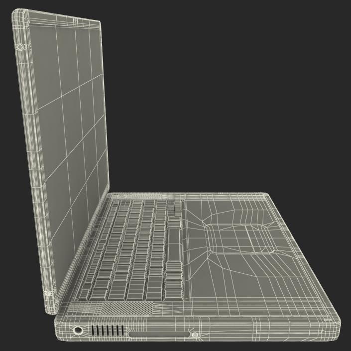 3D Apple PowerBook G4 model