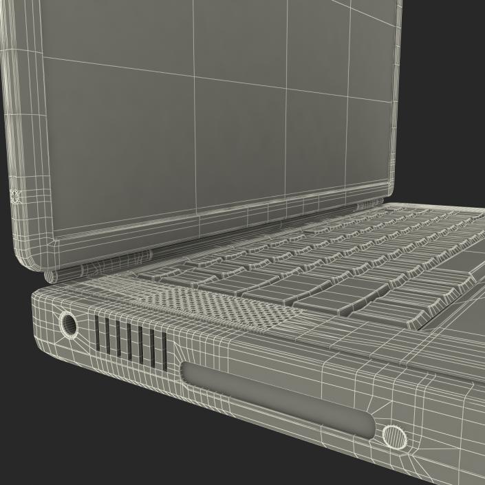 3D Apple PowerBook G4 model
