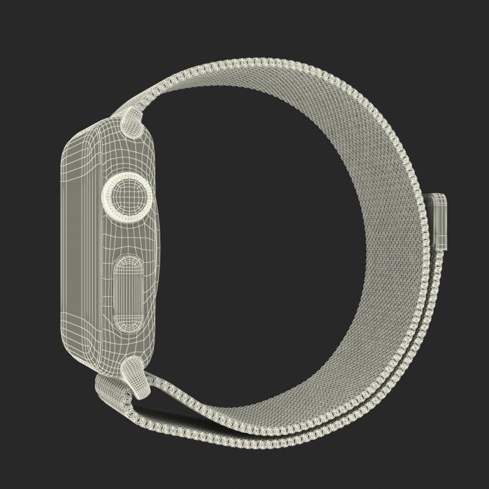 Apple Watch 38mm Milanese Loop 2 3D