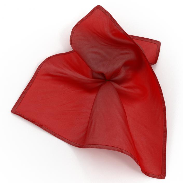 Football Penalty Flag Red 3 3D