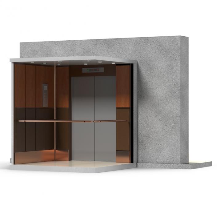 3D model Lift Interior 2