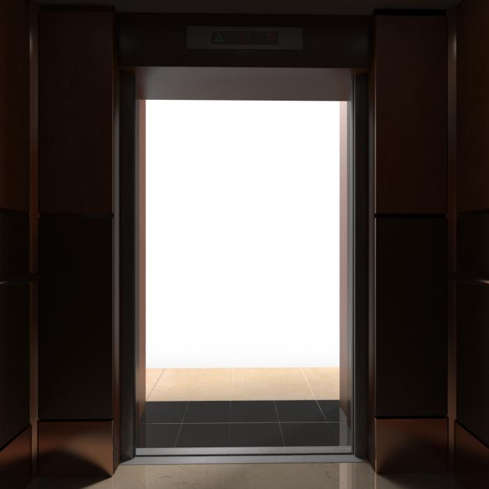 3D model Lift Interior 2