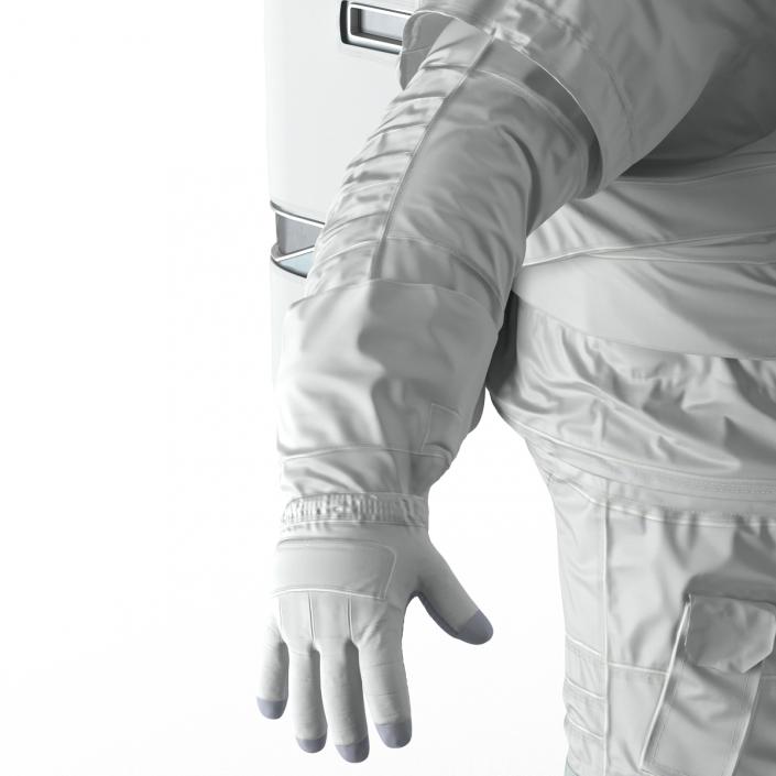NASA Space Suit Extravehicular Mobility Unit 3D model