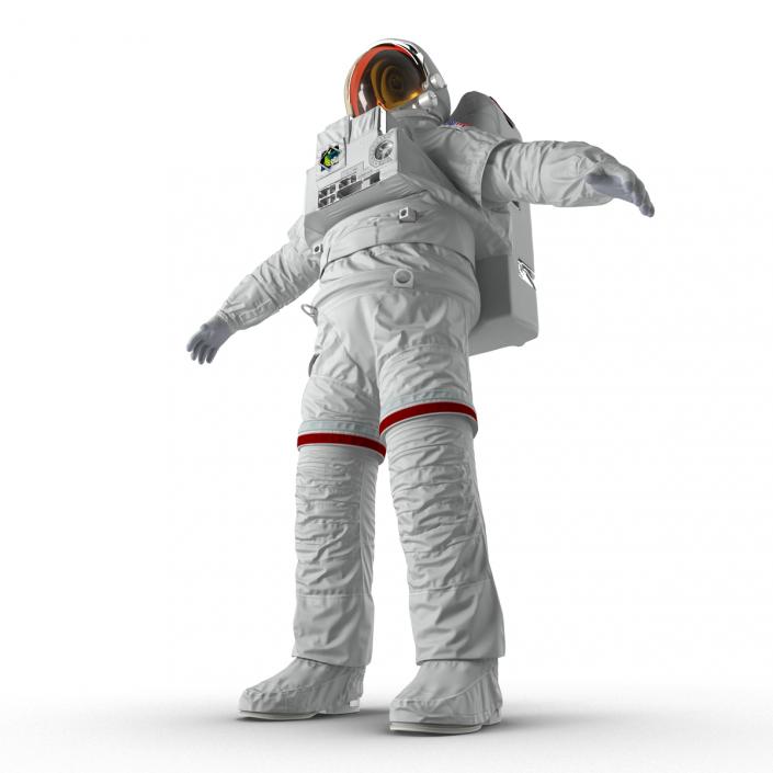 3D NASA Space Suit Extravehicular Mobility Unit 2