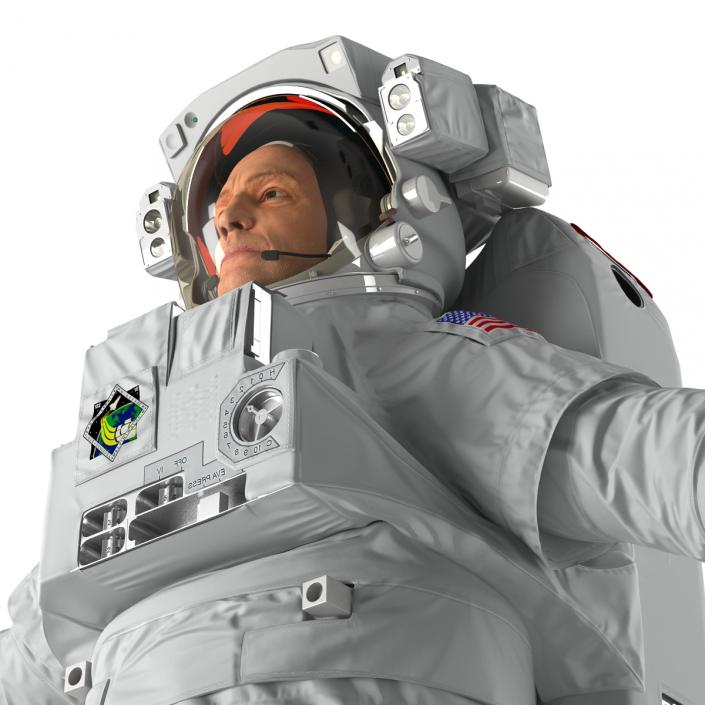 3D model Astronaut Nasa Extravehicular Mobility Unit Rigged