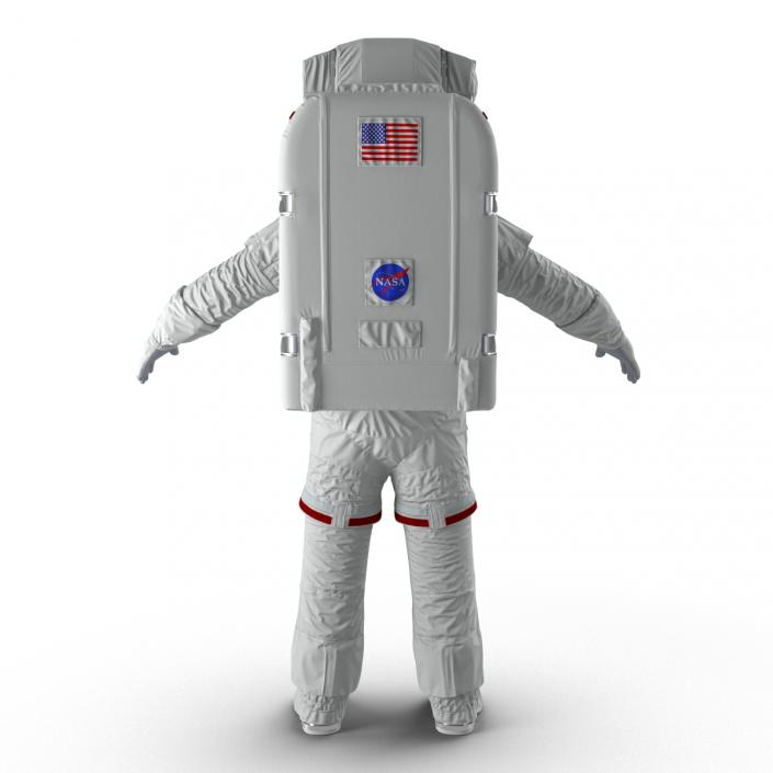 Astronaut Nasa Extravehicular Mobility Unit Rigged 2 3D