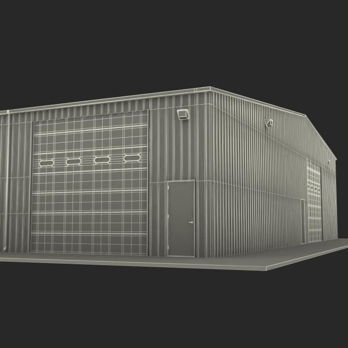 3D model Warehouse Building 3