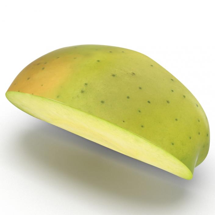 Green Apple Slice 2 3D model