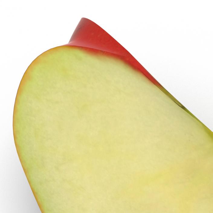 Red Apple Slice 2 3D