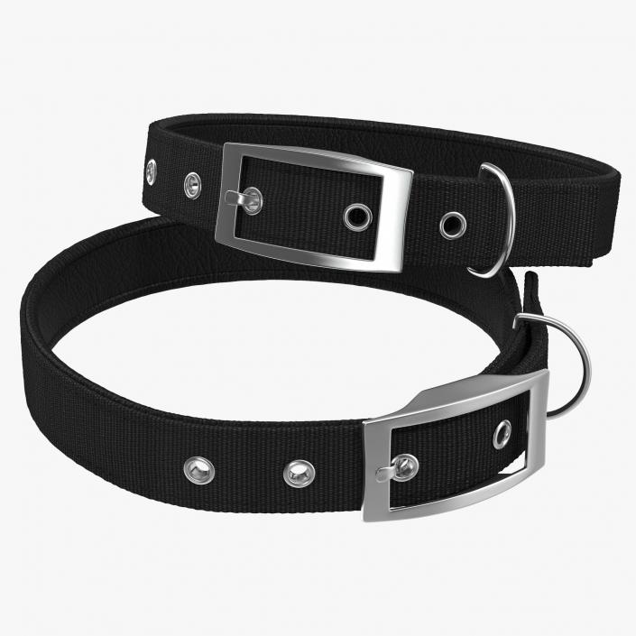 3D Dog Collar 3 Black model