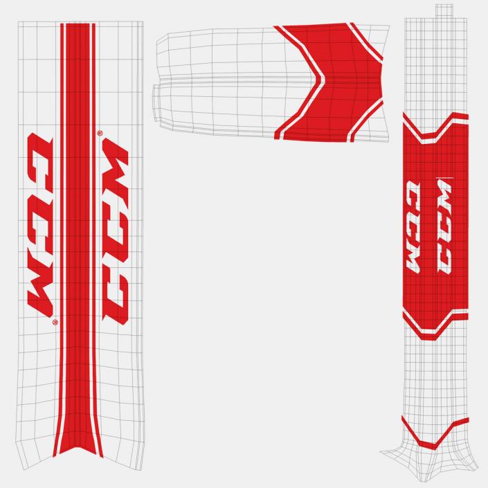 3D Goalie Hockey Stick CCM model