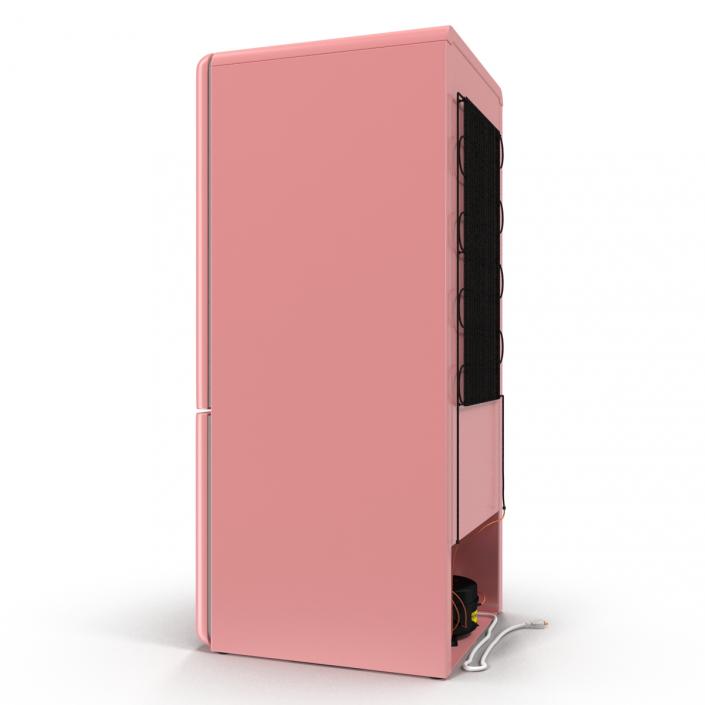 3D model Retro Refrigerator Elmira Northstar Pink