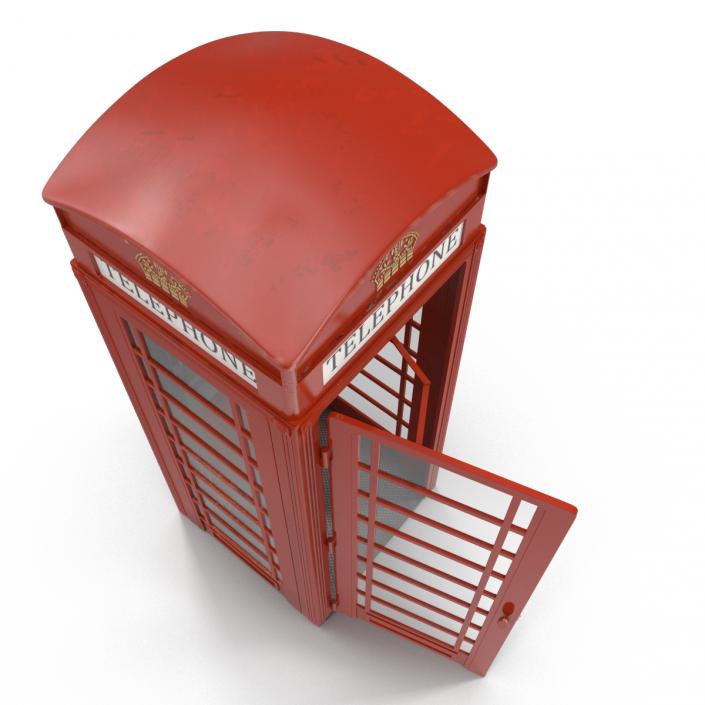 3D model British Red Telephone Box