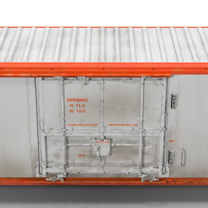 3D model Railroad Refrigerator Car CryoTrans