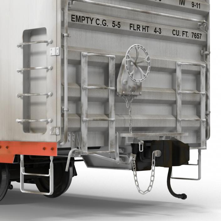 3D model Railroad Refrigerator Car CryoTrans