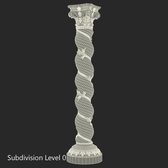 3D Solomonic Column