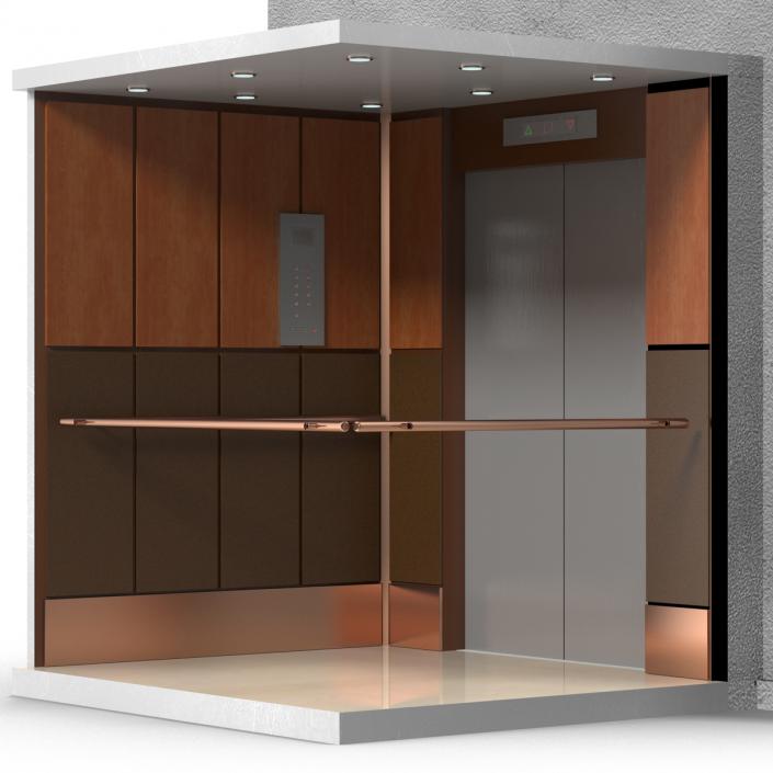 3D model Lift Interiors 3D Models Collection