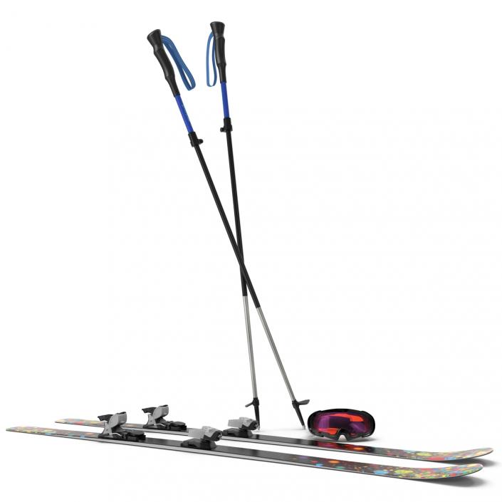 3D Equipment for Skiing 3D Models Collection
