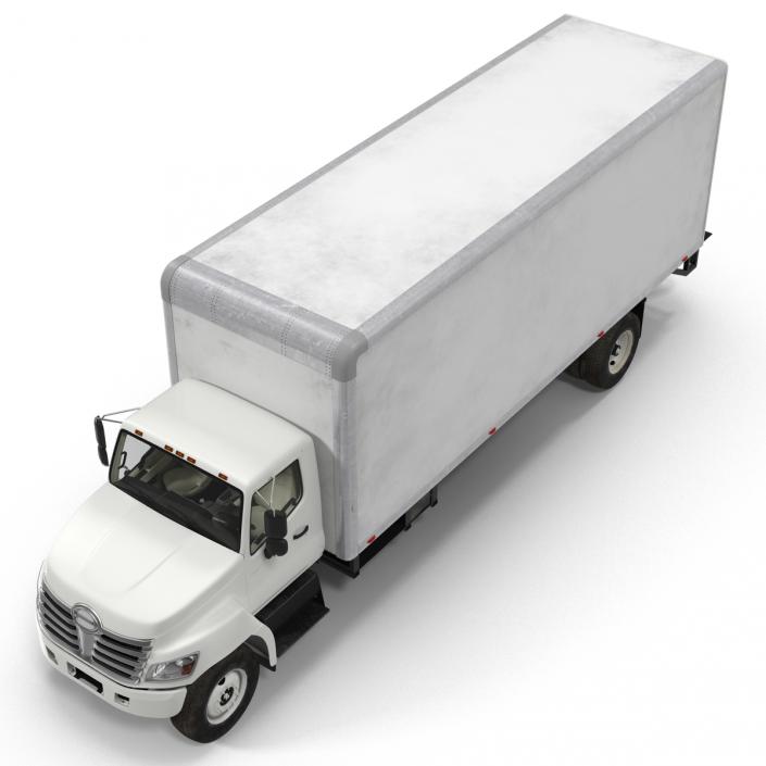 3D Box Truck Rigged