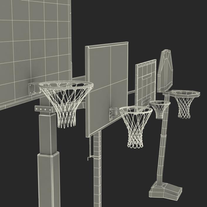 Basketball Hoops Collection 3D