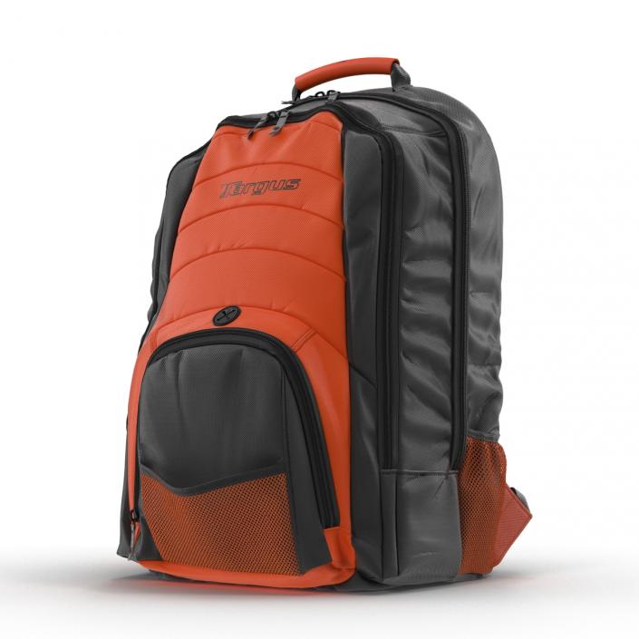 3D Backpack Black Orange