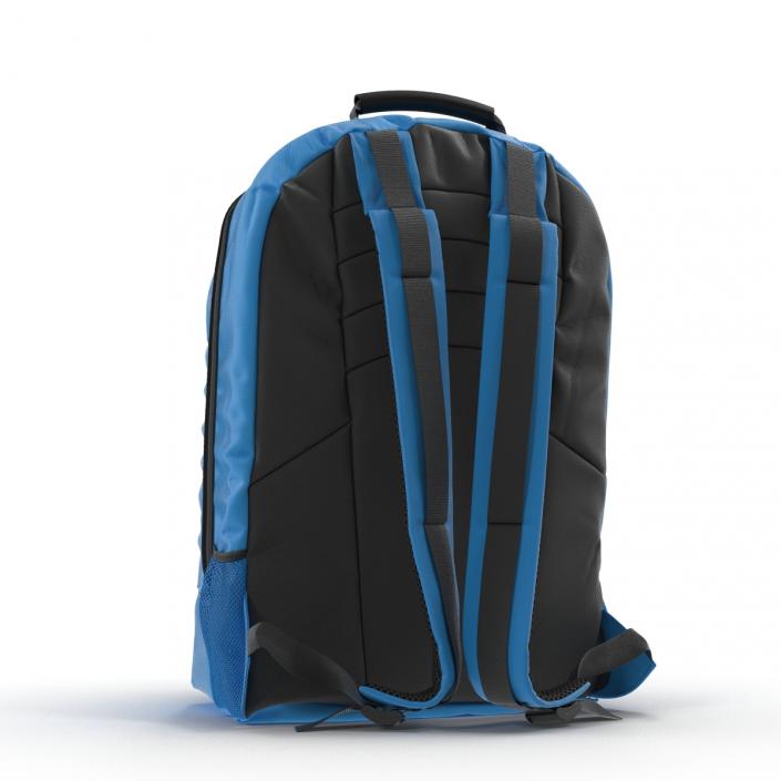 3D Backpack Blue model