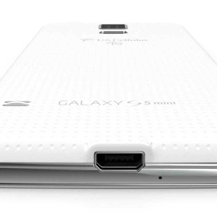 3D Samsung Galaxy S5 Mini White model