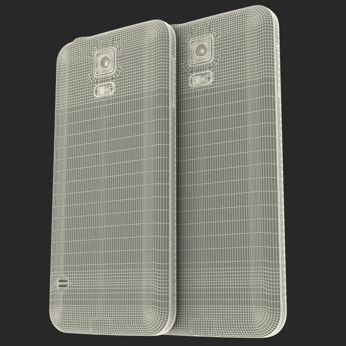 3D Samsung Galaxy S5 Mini 3D Models Set
