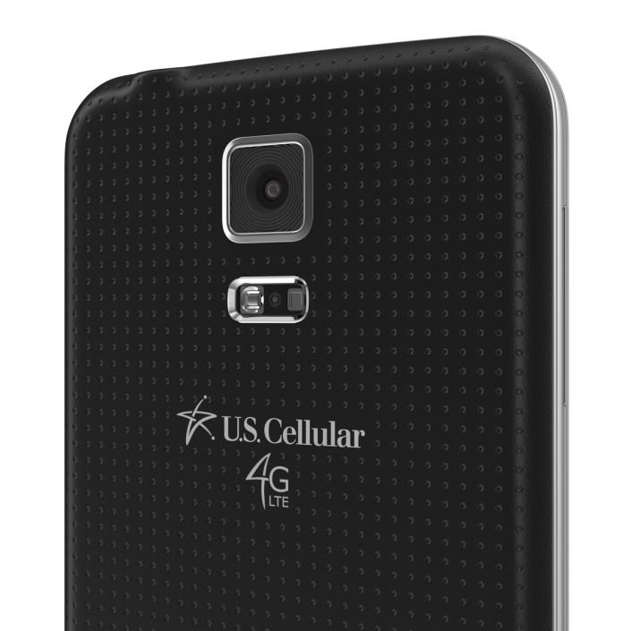 3D Samsung Galaxy S5 Mini Black model
