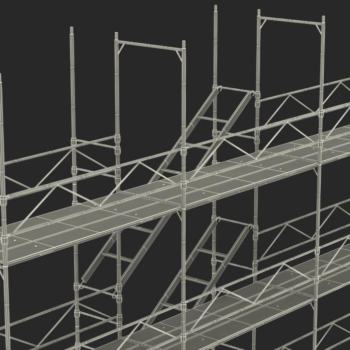 3D Pipe Staging Scaffold