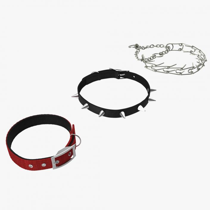 Dog Collars 3D Models Collection 3D
