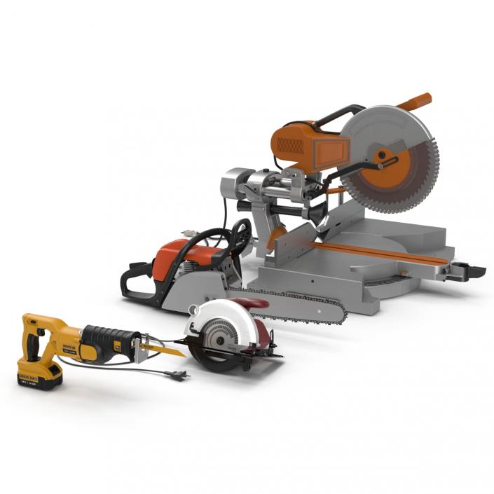 Electric Saws 3D Models Collection 3D model