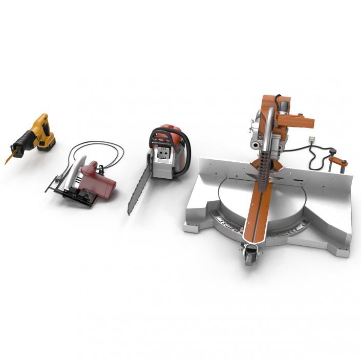 Electric Saws 3D Models Collection 3D model
