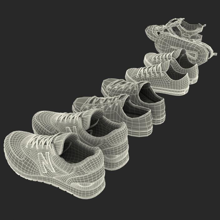 3D Sneakers 3D Models Collection 3