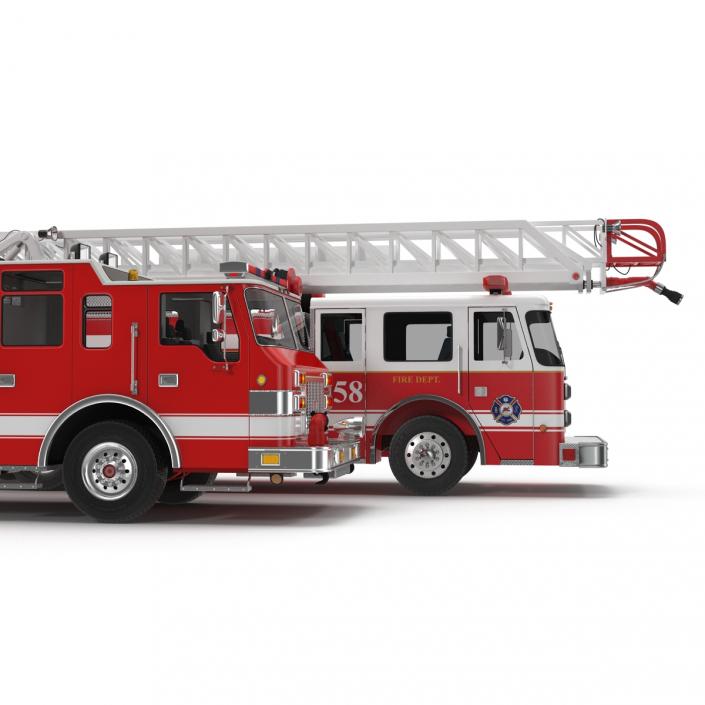 Fire Trucks Collection 3D