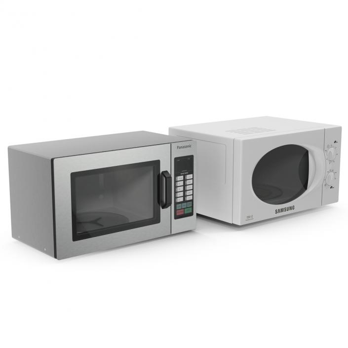 3D Microwave Ovens 3D Models Collection