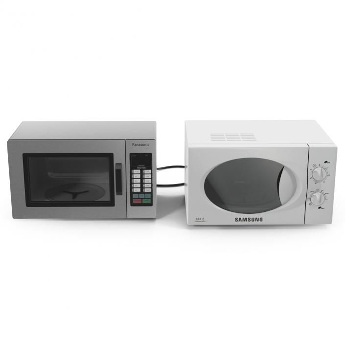 3D Microwave Ovens 3D Models Collection