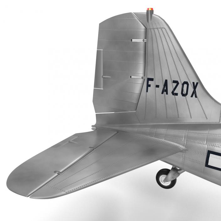 3D model Douglas DC-3 US Air Force