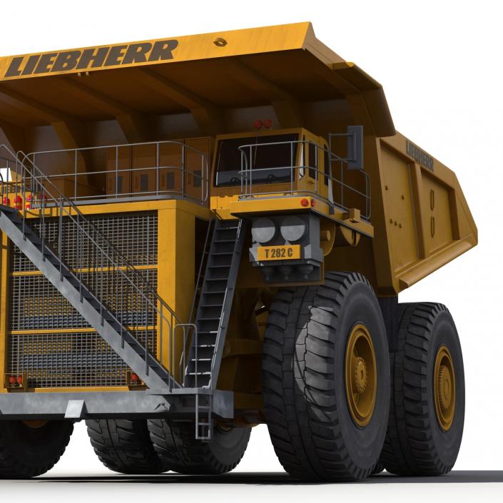 3D Haul Truck Liebherr Yellow