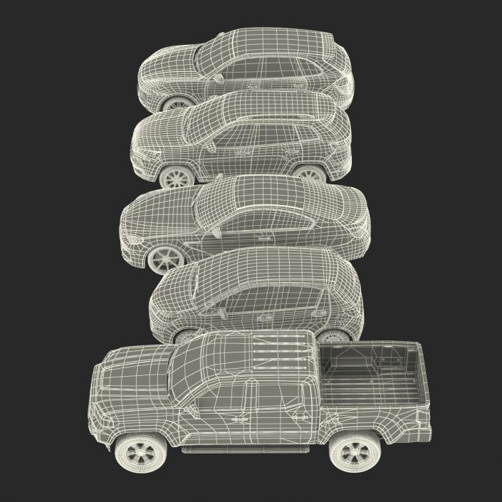 3D model Generic Cars Collection 2