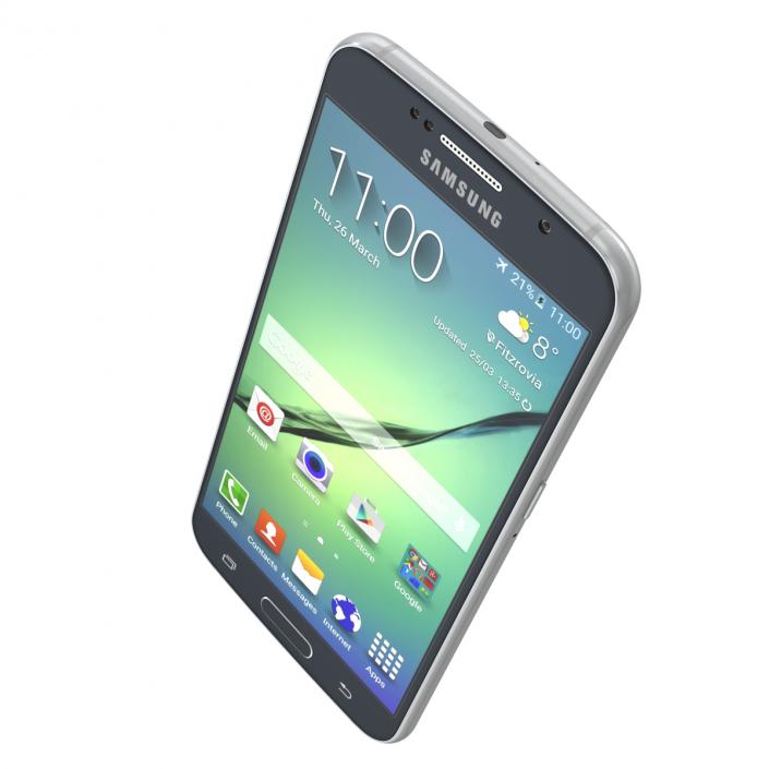 3D Samsung Galaxy S6 Black model