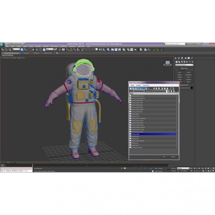 3D Chinese Space Suit Haiying