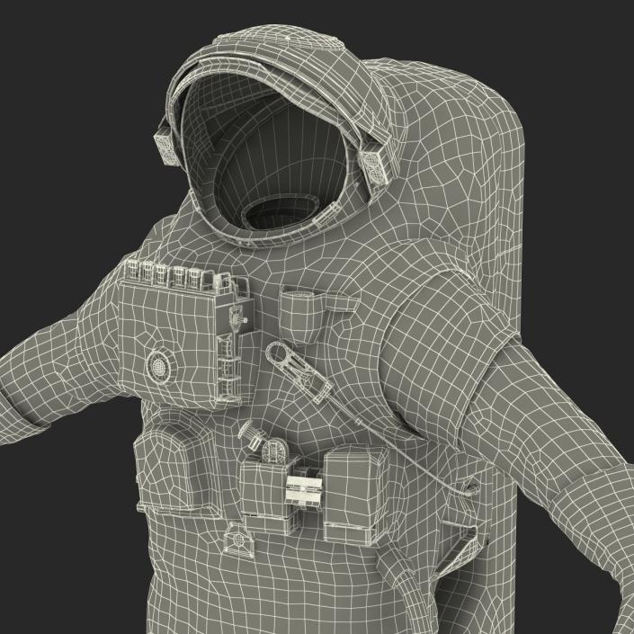 Russian Space Suit Orlan MK 3D