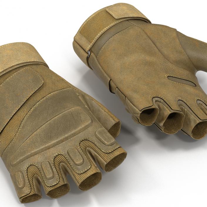 3D model US Soldier Gloves Short Finger