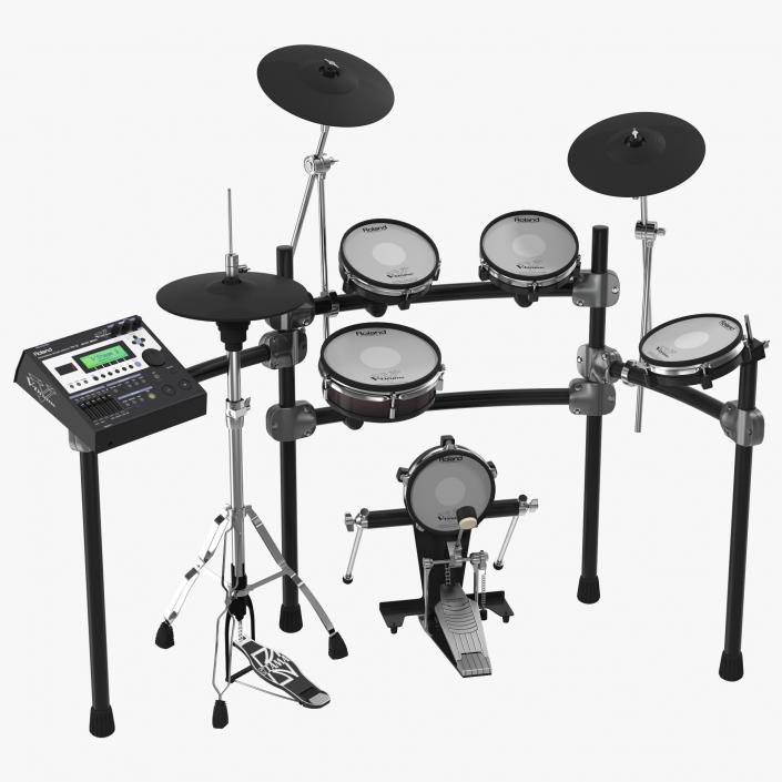 Electric Drum Kits Collection 3D model