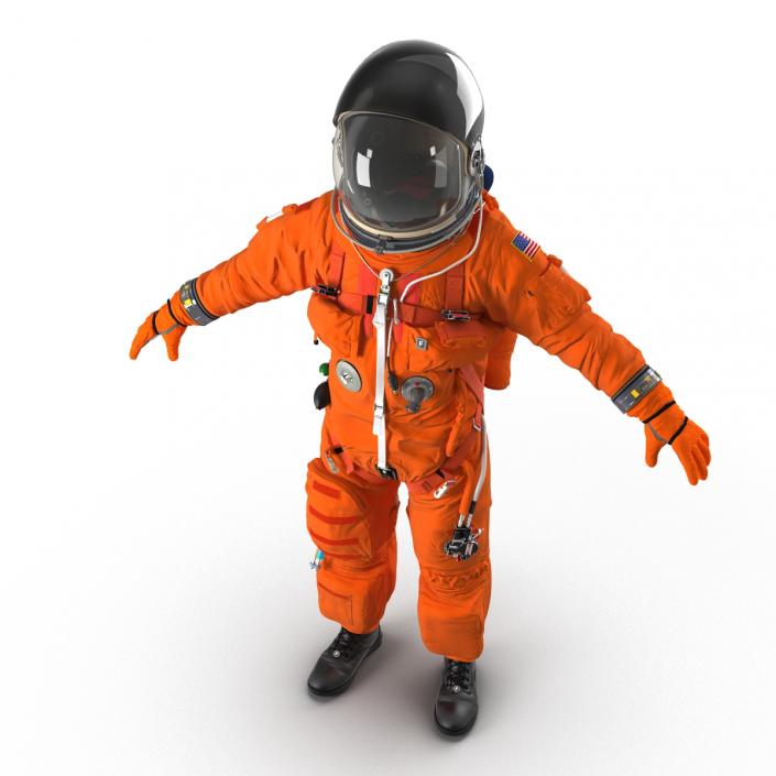 3D US Advanced Crew Escape Suit ACES model