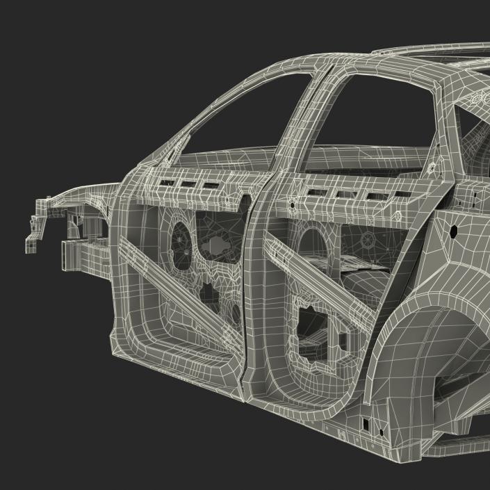 3D Car Frame 4