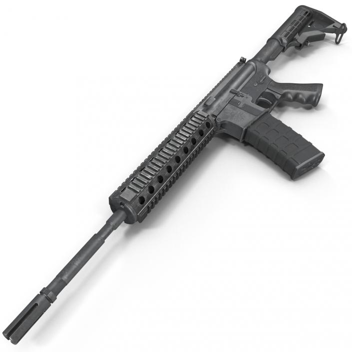 3D Assault Rifle AR15 model