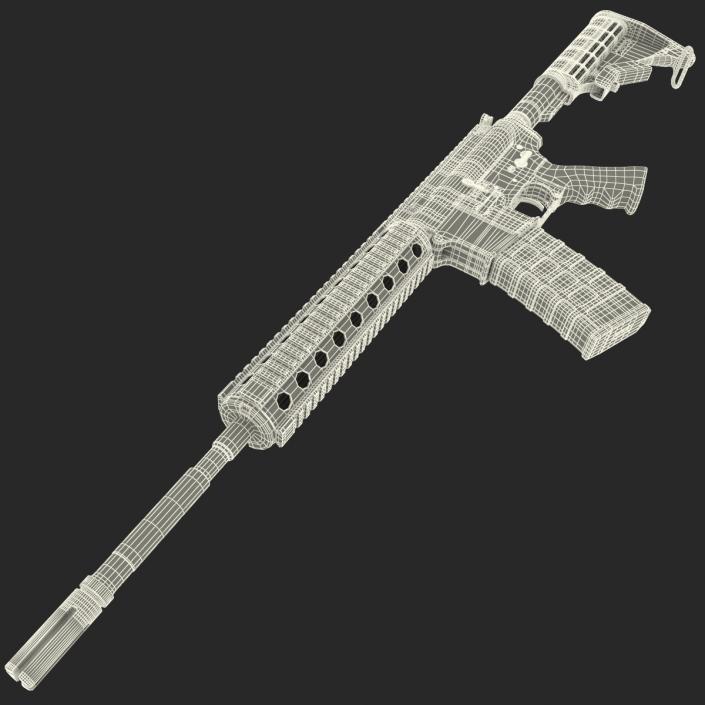 3D Assault Rifle Generic 4 model